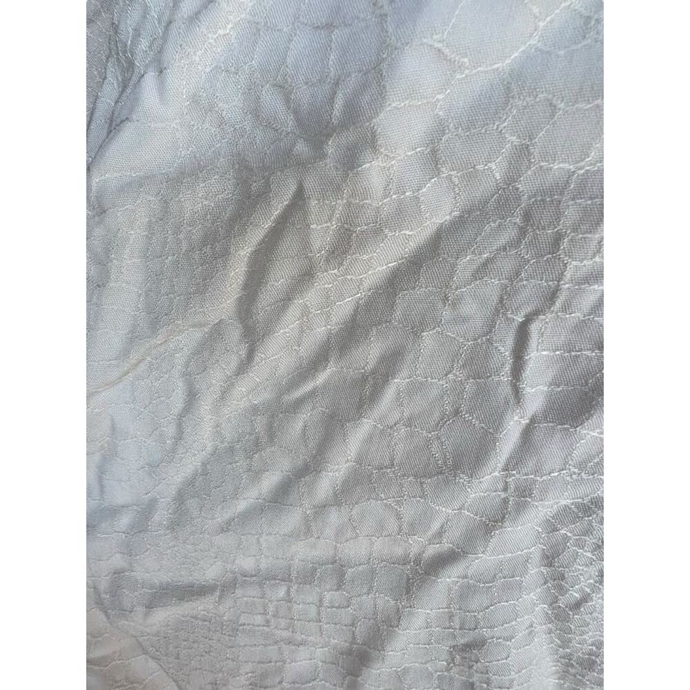 11 Honore Women's Peplum Blouse Puff Sleeve Ivory Jaquard Size 20 NEW With Tags - Picture 6 of 10